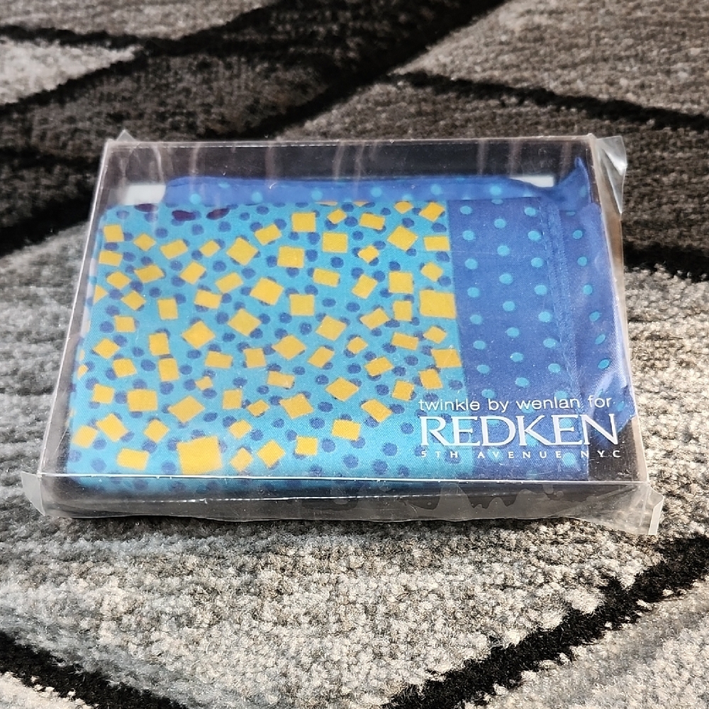 TWINKLE BY WENLAN FOR REDKEN 5TH AVENUE NYC SILK ART SCARF